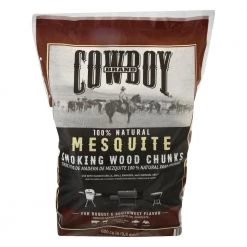 Cheap 🌟 Cowboy Charcoal Grilling Fuels Cowboy Mesquite Wood Chunks, 600 cu in 👏