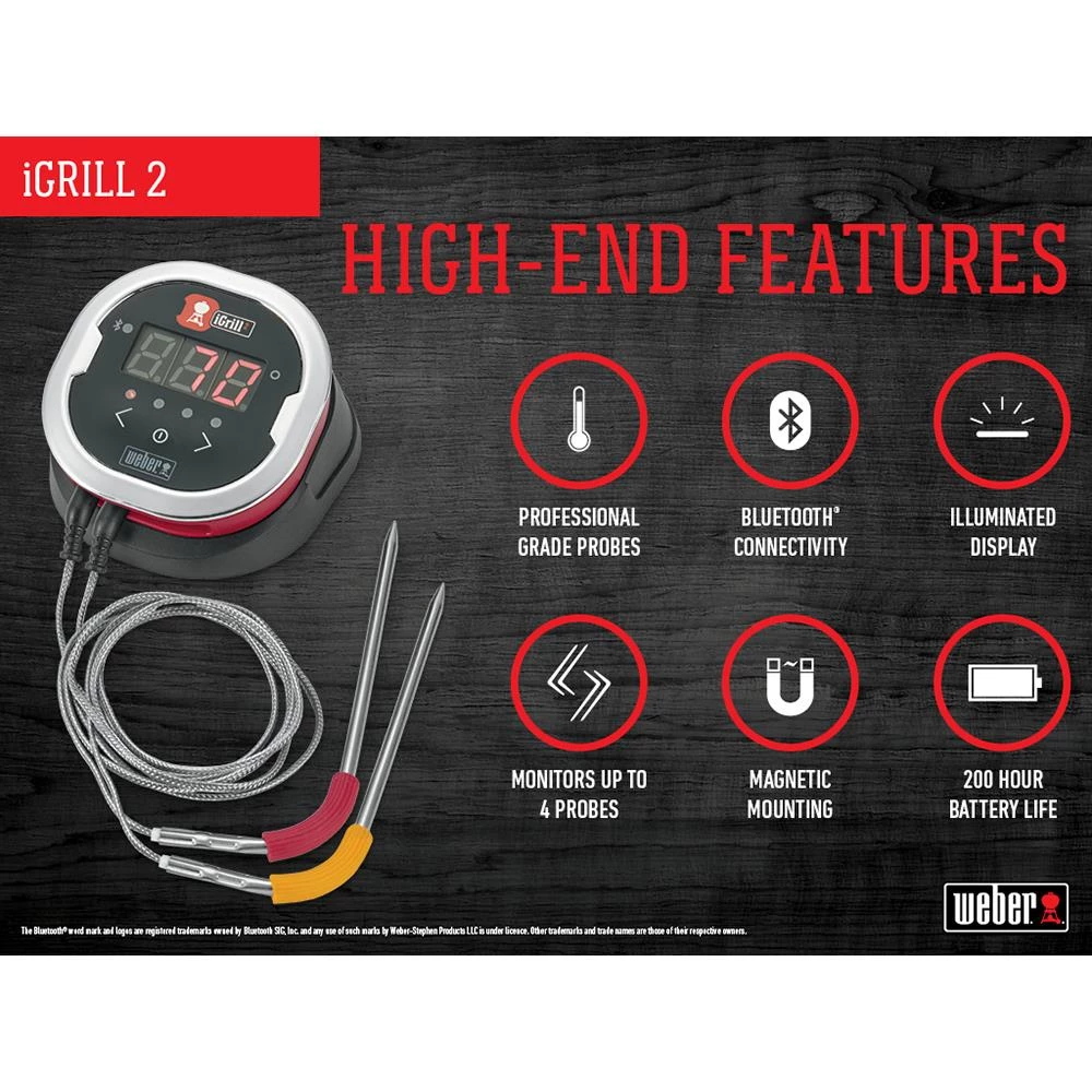Outlet π Weber Grill Replacement Parts iGrill Round Bluetooth Compatibility Grill Thermometer π 7 Outlet π Weber Grill Replacement Parts iGrill Round Bluetooth Compatibility Grill Thermometer π - Image 7