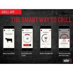 Brand new 👍 Weber Grilling Tools & Accessories iGrill Digital Leave Bluetooth Compatibility Meat Thermometer ✔️ -Grills & Outdoor Cooking Sales 08054967