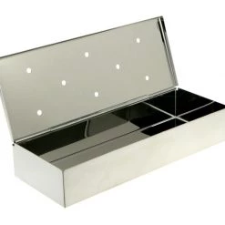 Buy ⌛ Blue Rhino Grilling Tools & Accessories 1.73-in L x 9.65-in W x 4.06-in H Smoker Box with Hinged Lid 🤩 -Grills & Outdoor Cooking Sales 08079935