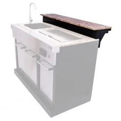 Outlet 😀 Char-Broil Outdoor Kitchens Medallion 50-in W x 9.3-in D x 11-in H Outdoor Kitchen Prep Station ❤️ -Grills & Outdoor Cooking Sales 08532417