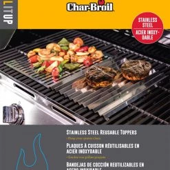 Best deal ✔️ Char-Broil Grilling Tools & Accessories 2-Pack Stainless Steel Grill Sheet(s) 🔔 -Grills & Outdoor Cooking Sales 08574231