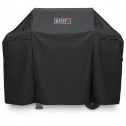 Budget 🧨 Weber Grilling Tools & Accessories 51-in W x 42-in H Black Gas Grill Cover 👏