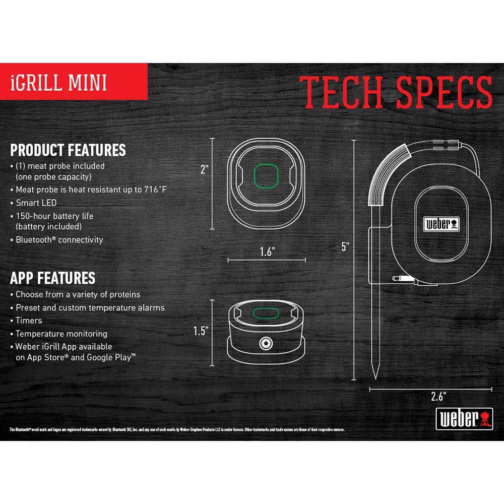 Promo βοΈ Weber Grilling Tools & Accessories iGrill Mini π 7 Promo βοΈ Weber Grilling Tools & Accessories iGrill Mini π - Image 7