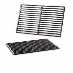 Discount 🌟 Weber Grill Replacement Parts 19.5-in x 12.9-in 2-Pack Rectangle Porcelain-coated Steel Cooking Grate 👍