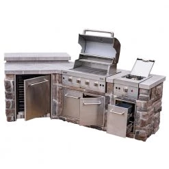 Cheap ✨ Char-Broil Outdoor Kitchens Medallion Built-In Grill Cabinet Double Doors 🎉 -Grills & Outdoor Cooking Sales 10181870