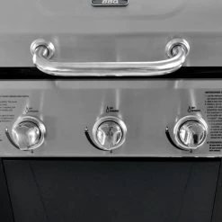 Promo 🔥 Blue Rhino Grills Black and Silver/Porcelain and Stainless Steel 3-Burner Liquid Propane Gas Grill ⌛ -Grills & Outdoor Cooking Sales 10252080