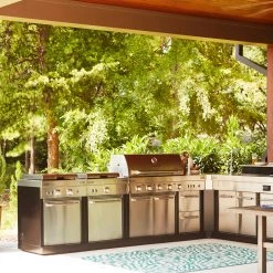 Outlet 😀 Char-Broil Outdoor Kitchens Medallion 50-in W x 9.3-in D x 11-in H Outdoor Kitchen Prep Station ❤️ -Grills & Outdoor Cooking Sales 10268351
