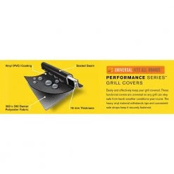 Best deal 🤩 Char-Broil Grilling Tools & Accessories Performance 62-in W x 44-in H Black Gas Grill Cover ✔️ -Grills & Outdoor Cooking Sales 10367355