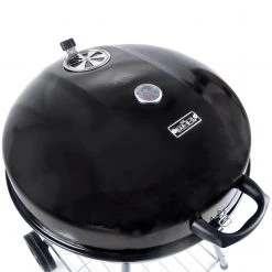 Best reviews of ⌛ Mr. Bar-B-Q Grills Stand Up Charcoal Grill 22.17-in W Black/Porcelain Kettle Charcoal Grill ⭐ -Grills & Outdoor Cooking Sales 10375440