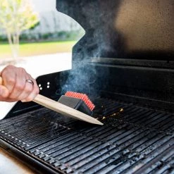 Cheap 👍 Char-Broil Grilling Tools & Accessories Safer Wood 20-in Grill Brush 🔔 -Grills & Outdoor Cooking Sales 10996323