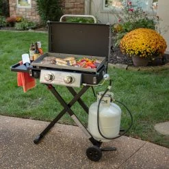 Cheapest 🧨 Blue Rhino Grills Razor Griddle Black and Silver/Powder Coated 2-Burner Liquid Propane Gas Grill 😍 -Grills & Outdoor Cooking Sales 11908466 scaled