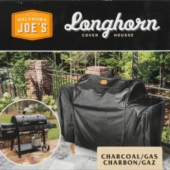 Best Pirce 💯 Oklahoma Joe's Grilling Tools & Accessories Longhorn 73.75-in W x 50.25-in H Black Horizontal Smoker Cover 💯 -Grills & Outdoor Cooking Sales 12442571