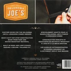 Best Pirce 💯 Oklahoma Joe's Grilling Tools & Accessories Longhorn 73.75-in W x 50.25-in H Black Horizontal Smoker Cover 💯 -Grills & Outdoor Cooking Sales 12452308