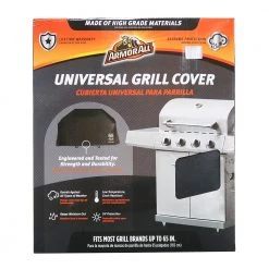 Cheap 🔥 Armor All Grilling Tools & Accessories 65-in W x 45-in H Black Gas Grill Cover ❤️ -Grills & Outdoor Cooking Sales 14613320