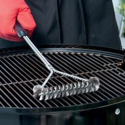 New 👏 Weber Grilling Tools & Accessories Plastic 21.8-in Grill Brush 😀 -Grills & Outdoor Cooking Sales 15183250
