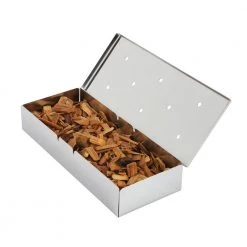 Buy ⌛ Blue Rhino Grilling Tools & Accessories 1.73-in L x 9.65-in W x 4.06-in H Smoker Box with Hinged Lid 🤩 -Grills & Outdoor Cooking Sales 15673085