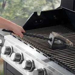 Hot Sale ✨ Mr. Bar-B-Q Grill Brushes & Cleaning Blocks Plastic 18-in Grill Brush and Scouring Pad ❤️ -Grills & Outdoor Cooking Sales 15673149