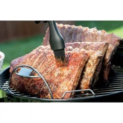 Discount 🧨 Weber Grilling Tools & Accessories Porcelain-Coated Metal Roaster/Rib Rack 😍 -Grills & Outdoor Cooking Sales 16063847