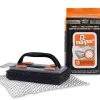 Wholesale 😀 Proud Grill Company Grilling Tools & Accessories Grill Cleaner Kit Steel Wool Plastic 3-in Grill Brush and Scouring Pad ❤️