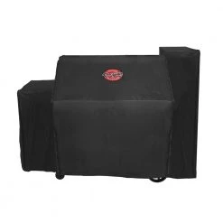 New β€οΈ Char-Griller Grilling Tools & Accessories Gravity Fed Cover 64-in W x 62-in H Black Charcoal Grill Cover βοΈ