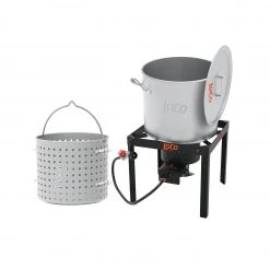 Discount 🛒 LoCo COOKERS Turkey Fryers, Cookers, & Pots Loco 100qt Boiling Kit with Twist and Steam/Sure Spark 🌟