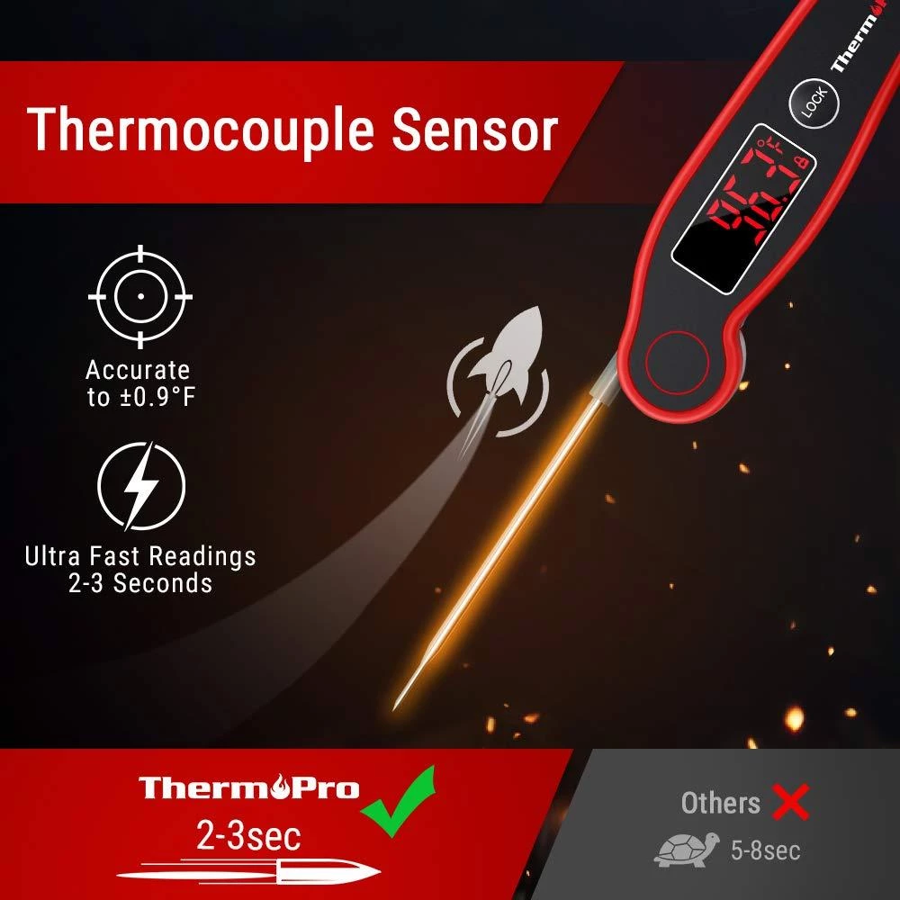 Brand new βοΈ ThermoPro Grill Thermometers Thermocouple Rectangle Grill Thermometer π 7 Brand new βοΈ ThermoPro Grill Thermometers Thermocouple Rectangle Grill Thermometer π - Image 7