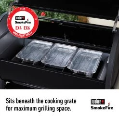 Hot Sale 🔔 Weber Grilling Tools & Accessories SmokeFire 1.28-in x 7.62-in W Disposable Aluminum Grill Drip Pan 🧨 -Grills & Outdoor Cooking Sales 17075345