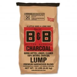 Cheap 🛒 B&B Charcoal Grilling Fuels Natural lump charcoal 15-lb Lump Charcoal 💯