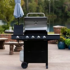 Brand new ⭐ Char-Broil Grills Performance Black 4-Burner Liquid Propane Gas Grill with 1 Side Burner ✨ -Grills & Outdoor Cooking Sales 18385843