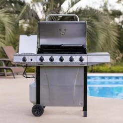 Wholesale 💯 Char-Broil Grills Performance Silver 5-Burner Liquid Propane Gas Grill with 1 Side Burner ❤️ -Grills & Outdoor Cooking Sales 18385875 scaled