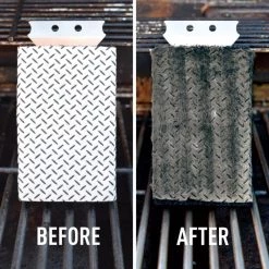 Wholesale 😀 Proud Grill Company Grilling Tools & Accessories Grill Cleaner Kit Steel Wool Plastic 3-in Grill Brush and Scouring Pad ❤️ -Grills & Outdoor Cooking Sales 40467848