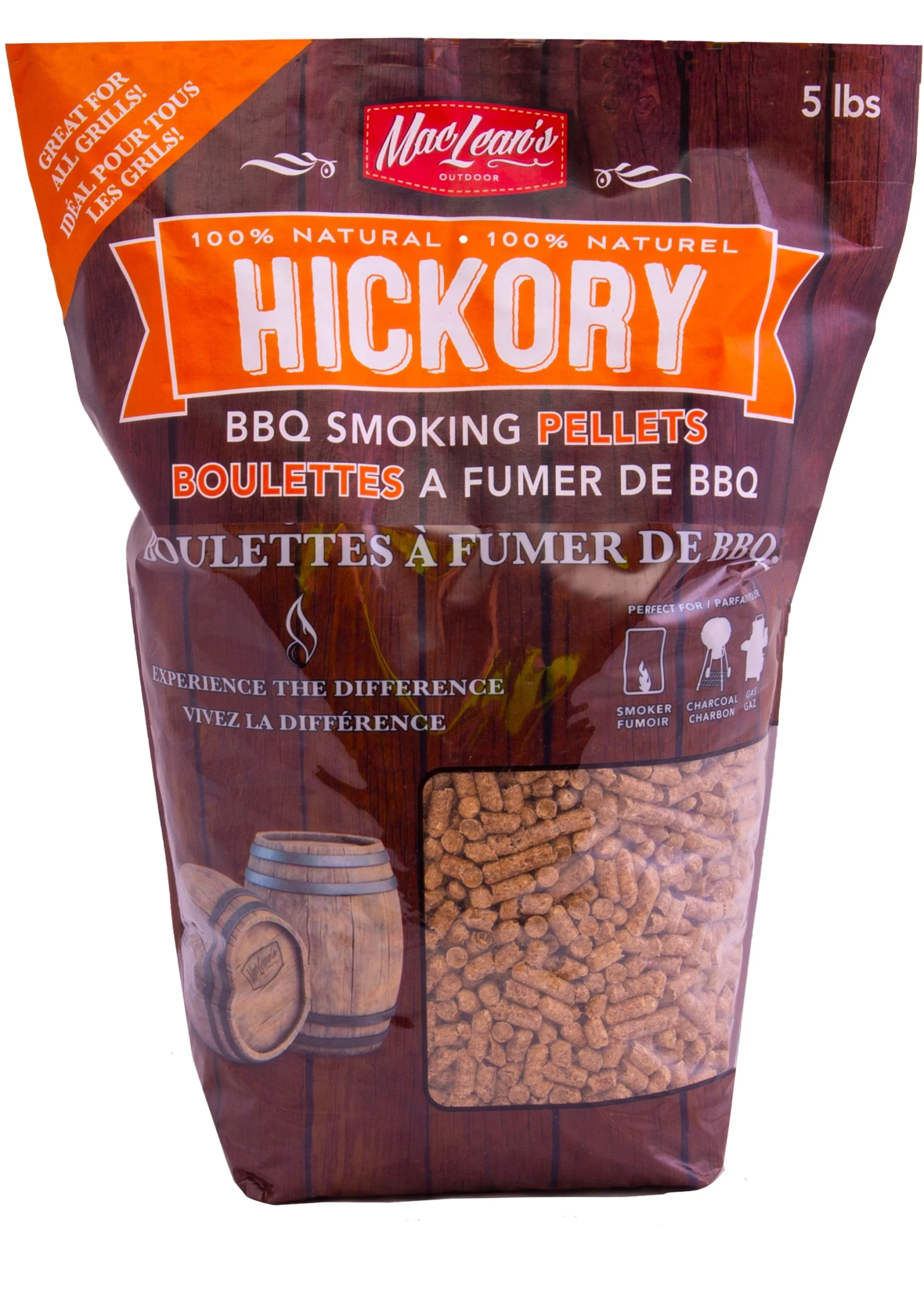 Flash Sale ❤️ MacLean's Grilling Fuels Hickory 5-lb Grill Pellets ⭐ 1 Flash Sale ❤️ MacLean's Grilling Fuels Hickory 5-lb Grill Pellets ⭐