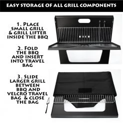 Promo β€οΈ BBQ Croc Grills Portable Easy Grill 220-Sq-in Foldable Charcoal Barbecue Black π 9 Promo β€οΈ BBQ Croc Grills Portable Easy Grill 220-Sq-in Foldable Charcoal Barbecue Black π -Grills & Outdoor Cooking Sales 41413196