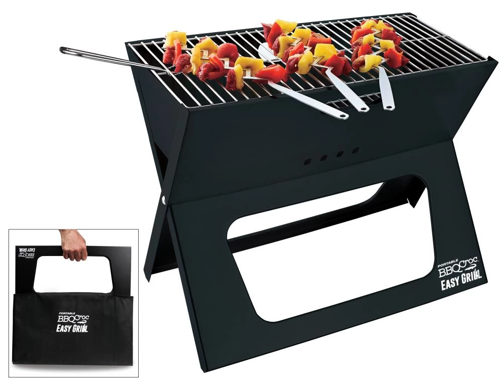 Promo β€οΈ BBQ Croc Grills Portable Easy Grill 220-Sq-in Foldable Charcoal Barbecue Black π 1 Promo β€οΈ BBQ Croc Grills Portable Easy Grill 220-Sq-in Foldable Charcoal Barbecue Black π