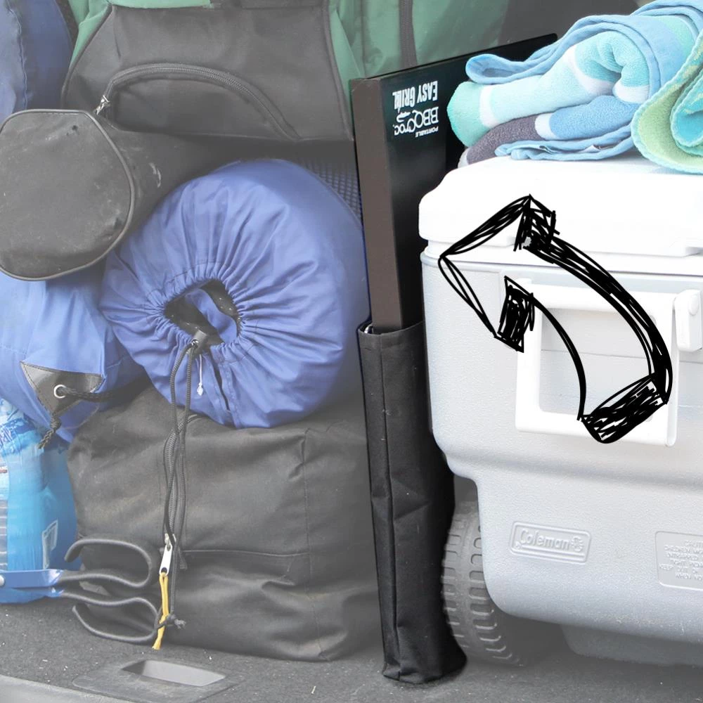 Promo β€οΈ BBQ Croc Grills Portable Easy Grill 220-Sq-in Foldable Charcoal Barbecue Black π 6 Promo β€οΈ BBQ Croc Grills Portable Easy Grill 220-Sq-in Foldable Charcoal Barbecue Black π - Image 6