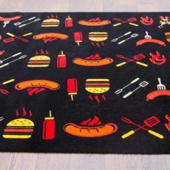 Best reviews of 💯 Doortex Grilling Tools & Accessories Doortex BBQ Mat Vinyl Rectangular Multi-colored Grill Mat 🧨 -Grills & Outdoor Cooking Sales 42460121