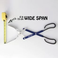 Budget 👏 BBQ Croc Grilling Tools & Accessories 3 in 1 Barbecue Tool, 18 in. Blue Aluminum Scissor-style Tongs ✨ -Grills & Outdoor Cooking Sales 42550227