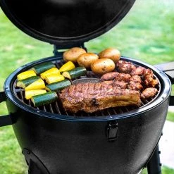 Promo 👏 Char-Griller Grills AKORN; 20-in W Black Kamado Charcoal Grill ✔️ -Grills & Outdoor Cooking Sales 42691822