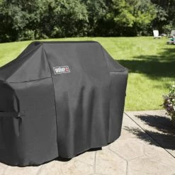 Flash Sale 🤩 Weber Grilling Tools & Accessories 26.8-in W x 47-in H Black Gas Grill Cover 😍 -Grills & Outdoor Cooking Sales 42700180