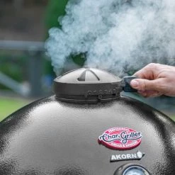 Promo 👏 Char-Griller Grills AKORN; 20-in W Black Kamado Charcoal Grill ✔️ -Grills & Outdoor Cooking Sales 42704005