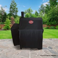 Promo ⌛ Char-Griller Grilling Tools & Accessories 65-in W x 49-in H Black Charcoal Grill Cover ✨ -Grills & Outdoor Cooking Sales 42727556