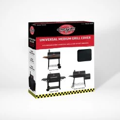 Promo ⌛ Char-Griller Grilling Tools & Accessories 65-in W x 49-in H Black Charcoal Grill Cover ✨ -Grills & Outdoor Cooking Sales 42727562