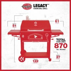 Promo 🧨 Char-Griller Grills Legacy 33-in W Black Charcoal Grill 🔥 -Grills & Outdoor Cooking Sales 42730713