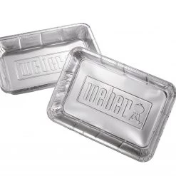 Hot Sale 🎉 Weber Grilling Tools & Accessories 10-Pack 13.125-in L x 9.125-in W Disposable Aluminum Foil Grill Drip Pan 🔔 -Grills & Outdoor Cooking Sales 42733931 scaled