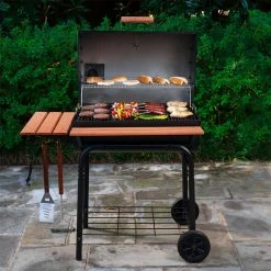 Brand new ✨ Char-Griller Grills Super Pro 30-in W Black Barrel Charcoal Grill 🔔 -Grills & Outdoor Cooking Sales 42916577