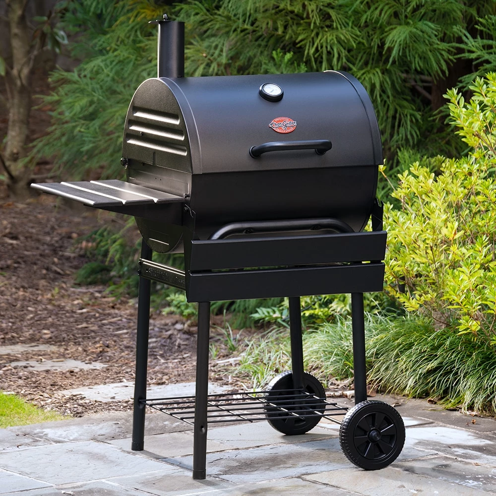 Flash Sale 😍 Char-Griller Grills 23-in W Black Barrel Charcoal Grill 🔔 4 Flash Sale 😍 Char-Griller Grills 23-in W Black Barrel Charcoal Grill 🔔 - Image 4