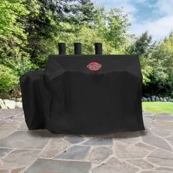 Cheap ❤️ Char-Griller Grilling Tools & Accessories Duo Grill Cover 62-in W x 50-in H Black Gas Grill Cover ❤️ -Grills & Outdoor Cooking Sales 43089663