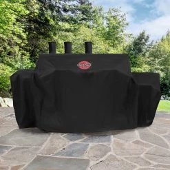 Cheap ❤️ Char-Griller Grilling Tools & Accessories Duo Grill Cover 62-in W x 50-in H Black Gas Grill Cover ❤️ -Grills & Outdoor Cooking Sales 43089823