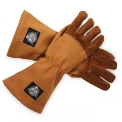 Budget ✔️ Pit Boss Grilling Tools & Accessories Brown Leather Grill Gloves 🌟